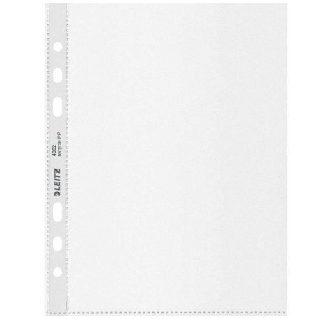 Leitz Recycle Funda A5 - Plastico Reciclado - Compensacion de Co2 - 100% Reciclable - Transparente