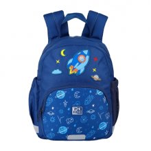 Oxford Space Mochila Infantil 8.5L - 2 Bolsillos Laterales con Goma Eslastica - Espalda Acolchada Ergonomica - Elementos Reflectantes - Asas Acolchadas y Ajustables - Material Repelente al Agua - Color Azul