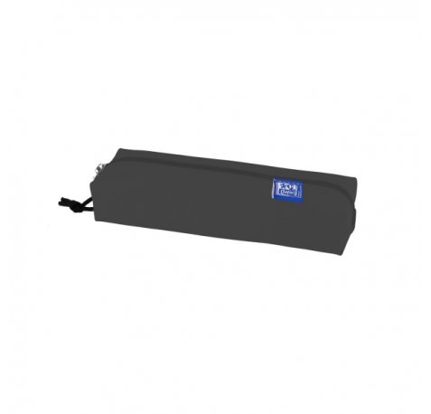 Oxford Kangoo Live and Go Estuche Rectangular Mediano - Goma Elastica para Cuadernos - Color Negro