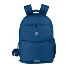 Oxford B-Out Mochila 30L - TamaÃ±o 42x30x15cm - Bolsillo Acolchado - Asa Superior - Funda para Lluvia - Poliester Reciclado RPET - Color Azul Marino