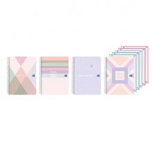 Oxford Cuaderno de Espiral - Formato A4+ - 120 Hojas - Cuadricula 5x5mm - Tapa de Plastico - Anti Traspaso de Tinta - Digitalizacion de Textos con App - Colores Surtidos (5 uds)