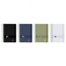 Oxford Live and Go Agenda Escolar con Espiral - Castellano - Tapa de Plastico - Formato Cuartilla - Dia Pagina - Colores Surtidos (8 uds)