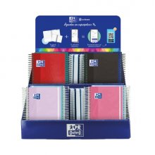 Oxford Expositor Basico con 36 Agendas Escolares - Castellano - 3 Modelos Diferentes - Facilitar la Exhibicion del Producto - Colores Surtidos