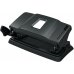 Maped Essentials Metal E-4011 Perforadora de Sobremesa - 2 Agujeros - Regleta Multi-Formatos - Hasta 12 Hojas a la vez - Color Negro