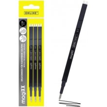 Online MagiXX Pack de 3 Recambios de Tinta Gel Borrable - Trazo de 0.7mm - Color Negro