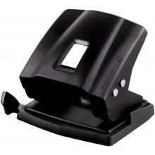 Maped Essentials Metal E-4034 Perforadora de Sobremesa - 2 Agujeros - Regleta Multi-Formatos - Hasta 35 Hojas a la vez - Color Negro