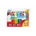 Carioca Jumbo Pack de 12 Rotuladores + 2 Gratis - Punta 6mm - Superlavables - Colores Surtidos