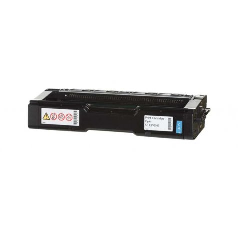 Compatible Ricoh Aficio SP-C252, SP-C262 Cyan Cartucho de Toner 407532 / 407717 / SPC252EC / SPC252HEC