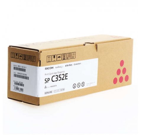 Ricoh SP C352E Magenta Cartucho de Toner Original - 407385/408217/SP C352E