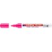 Edding 4095 Rotulador de Tiza Liquida - Punta Redonda - Trazo entre 2 y 3mm - Olor Neutro  - Color Rosa Neon (10 uds)