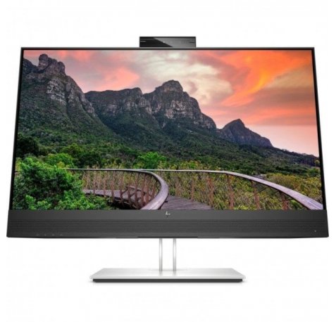 HP E-Series E27M G4 Monitor 27" LED IPS QHD 75Hz - Respuesta 5ms - Altavoces 10W - Ajustable en Altura, Giratorio e Inclinable - HDMI, Displayport, RJ-45, USB-C 65W - Webcam - VESA 100x100mm - Color Negro/Plata