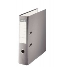 Esselte Archivador de Palanca - Formato Folio - Lomo 75mm - Capacidad para 500 Hojas - Color Gris (10 uds)