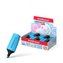 Erichkrause Visioline Mini - Miniformato con Emoticonos - Punta Biselada - Color Azul (10 uds)