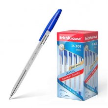 Erichkrause Boligrafo R-301 Classic Stick 1.0 - Cuerpo Transparente Hexagonal - Punta de 1.0mm - Tinta de Secado Rapido - Color Azul (50 uds) Erichkrause Boligrafo R-301 Classic Stick 1.0 - Cuerpo Transparente Hexagonal - Punta de 1.0mm - Tinta de Secado Rapido - Color Azul (50 uds)