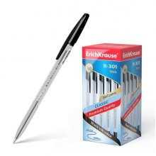 Erichkrause Boligrafo R-301 Classic Stick 1.0 - Cuerpo Transparente Hexagonal - Punta de 1.0mm - Tinta de Secado Rapido - Color Negro (50 uds) Erichkrause Boligrafo R-301 Classic Stick 1.0 - Cuerpo Transparente Hexagonal - Punta de 1.0mm - Tinta de Secado Rapido - Color Negro (50 uds)