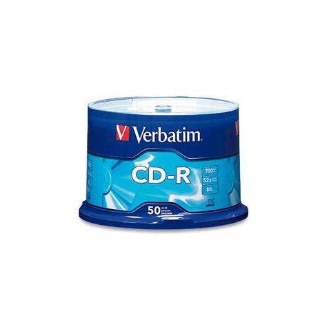 Verbatim CD-R 52x 700MB (Tarrina 50 Uds)