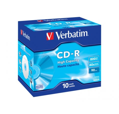 Verbatim Datalife Pack de 10 CD-R 40X  800MB