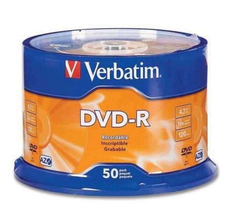 Verbatim DVD-R 16x 4.7GB (Tarrina 50 Uds)