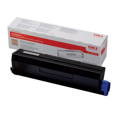 OKI B430 / B440 / MB460 / MB470 / MB480  Negro Cartucho de Toner Original - 43979202