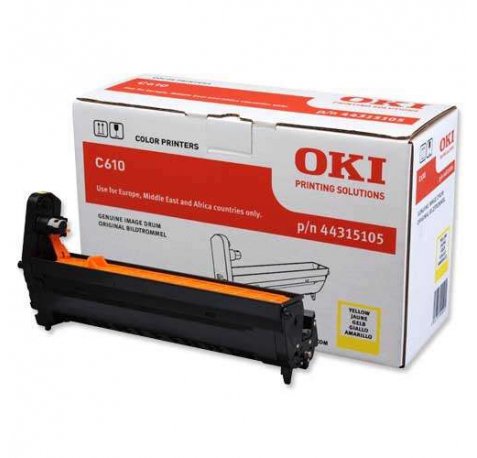 OKI C610 Amarillo Tambor de Imagen Original - 44315105 (Drum)