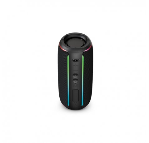 SPC Orbital Glow Altavoz Bluetooth Portatil - 25W - True Wireless - 20 Horas Autonomia - LED con Diferentes Ritmos