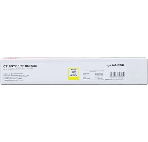 OKI C310 / C510 / MC351 / MC361 Amarillo Cartucho de Toner Original - 44469704