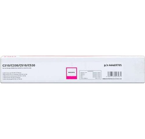 OKI C310 / C510 / MC351 / MC361 Magenta Cartucho de Toner Original - 44469705