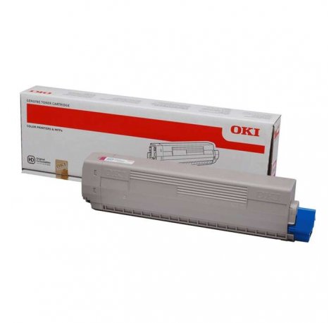 OKI C822 Magenta Cartucho de Toner Original - 44844614