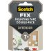 Scotch-Fix Cinta de Montaje para Interior de Doble Cara - 19Â mm x 1.5m - Color Blanco