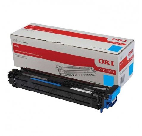 OKI C911 / C931 Cyan Tambor de Imagen Original - 45103715