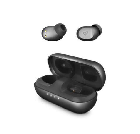 Energy Sistem Auriculares Inalambricos Urban 3 - Inalambricos - Diseño Compacto - Caja de Carga Inalambrica - Color Negro