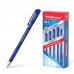 Erichkrause Boligrafo de Gel G-Star 05 - Cuerpo Translucido con Grip de Goma - Punta de 05mm - Tinta de Gel de Secado Rapido - Color Azul (12 uds)