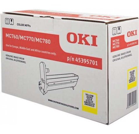 OKI MC760 / MC770 / MC780 Amarillo Tambor de Imagen Original - 45395701