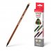Erichkrause Vivo HB - Lapiz de Grafito Triangular con Goma de Borrar - Madera Seleccionada - Alta Resistencia al Impacto - Facil Afilado - Mina No Araña El Papel - Borrador de Dureza Media - Color Negro (12 uds)