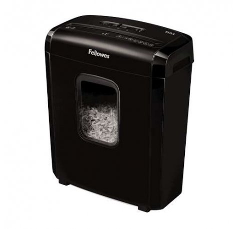 Fellowes 6M Destructora de Papel Manual Minicorte - Destruye hasta 6 Hojas - 13L