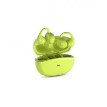 SPC Boost Clip Auriculares Inalambricos True Wireless - DiseÃ±o Open Ear - Cancelacion de Ruido - Control Tactil - Google Fast Pair - Color Verde Lima
