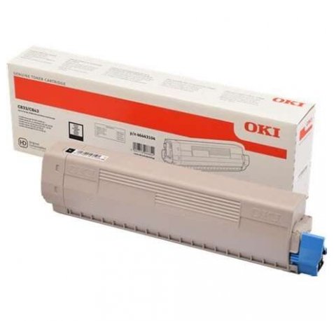 OKI C833 / C843 Negro Cartucho de Toner Original - 46443104