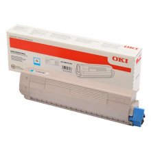 OKI C823 / C833 / C843 Cyan Cartucho de Toner Original - 46471103