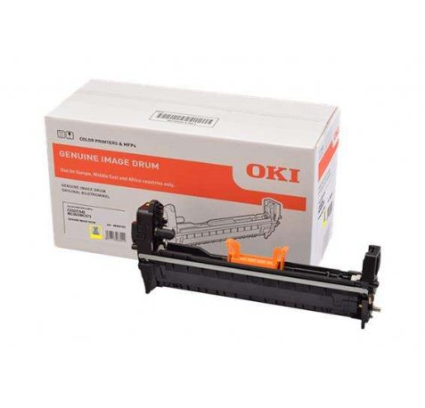 OKI C532DN / C542DN / MC573DN / MC563DN Amarillo Tambor de Imagen Original - 46484105