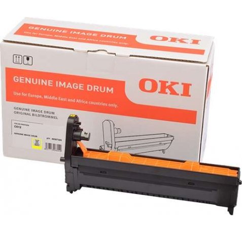 OKI C612 Amarillo Tambor de Imagen Original - 46507305 (Drum)