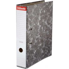 Esselte Archivador de Palanca - Carton - Formato Folio - Lomo 75mm - Capacidad para 500 Hojas - Color Negro Jaspeado (20 uds)