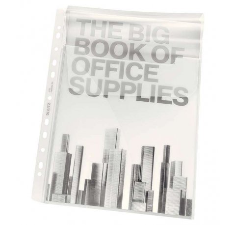 Leitz Funda Fuelle Premium Expansible - 0,18mm PP Transparente - Gran Capacidad - Copysafe Transparente
