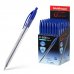 Erichkrause Boligrafo Automatico U-208 Classic Matic - Ultra Glide Technology - Cuerpo Transparente con Grip - Color Azul (50 uds)