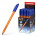 Erichkrause Boligrafo U-108 Naranja Stick - Ultra Glide Technology - Tinta Azul (50 uds)