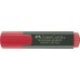 Faber-Castell Rotulador Marcador Fluorescente Textliner 48 - Punta Biselada - Trazo entre 1.2mm y 5mm - Tinta con Base de Agua - Color Rojo (10 uds)