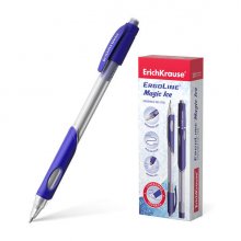 Erichkrause Boligrafo de Gel Borrable Ergoline Magic Ice - Punta de 0,5mm - Tinta de Gel de Secado Rapido - Cuerpo Semitransparente - Color Mate (10 uds)