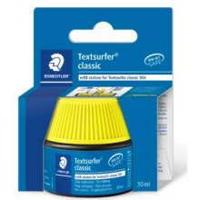 Staedtler Bote de Tinta para Recarga Marcador Textsurfer 364 - Capacidad 30ml - Color Amarillo