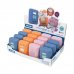 Milan Compact Fun Animals Expositor con 16 Gomas de Borrar con Cepillo - Colores Surtidos