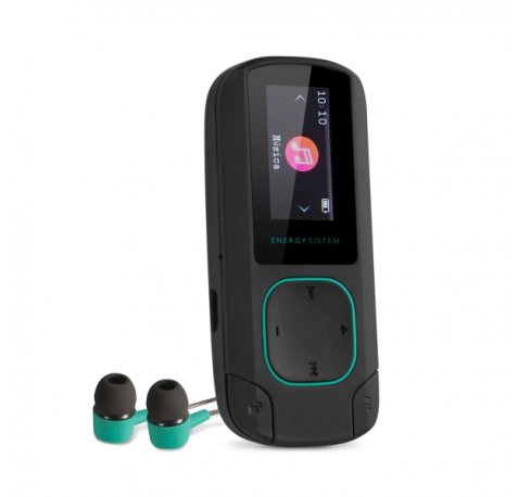Energy Sistem Jade Reproductor MP3 - 8GB - Bluetooth 5.3 - Pantalla LCD - Botones Tactiles - Radio FM - Grabadora de Voz con Microfono Integrado - Lector MicroSD Hasta 64GB - Color Gris