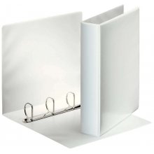 Esselte Carpeta Canguro Gama Basica 40mm - Mecanismo 4 Anillas Mixtas - 2 Bolsillos Exteriores - A4 - Blanco